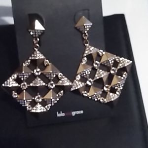 Lola and Grace chandelier earrings
